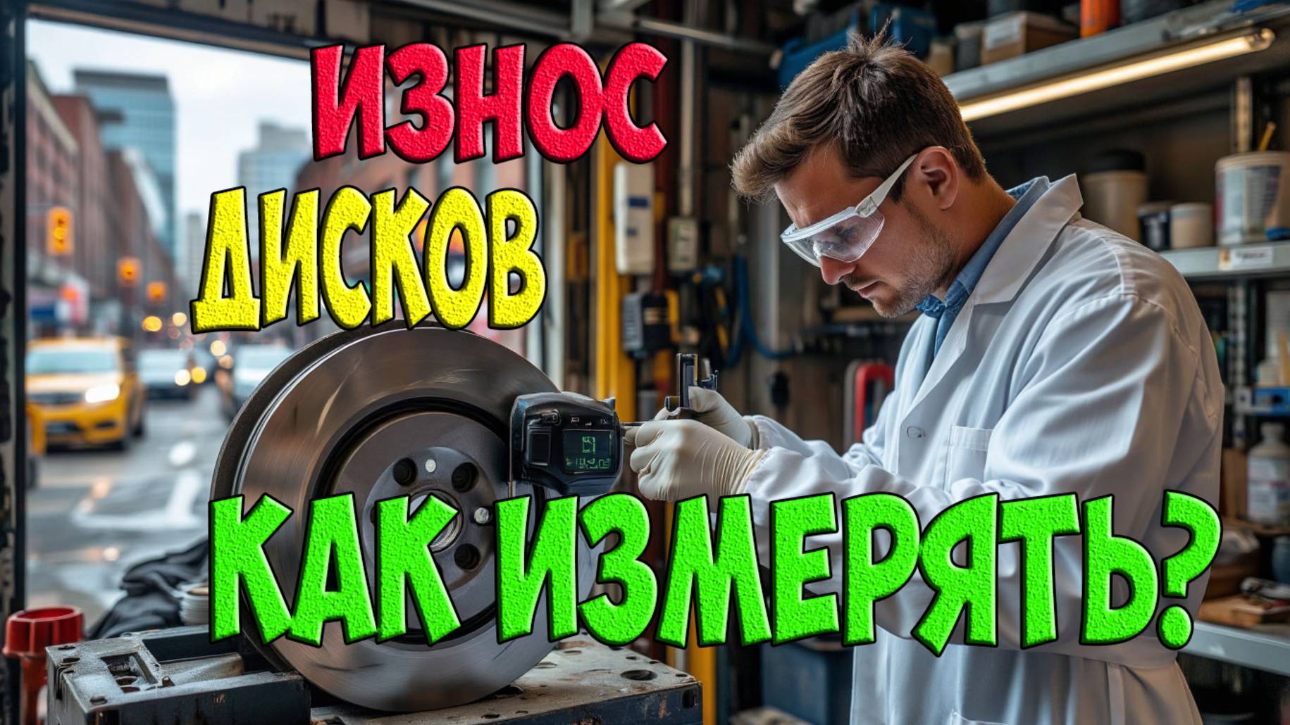 Как измерить остаток тормозного диска смотреть онлайн