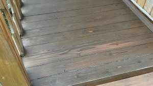 Восстановили доски пола открытой веранды БАНИ за несколько минут | Полы без трещин и гнили