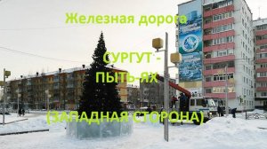 Железная дорога Сургут - Усть-Юган - Пыть-Ях (вид из окна поезда, западная сторона) (СВЖД)