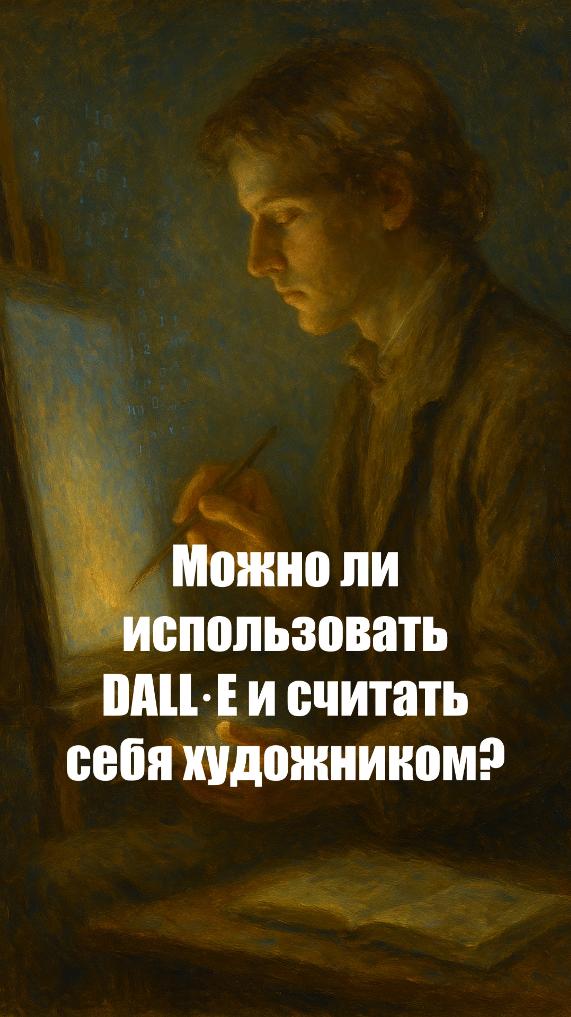 Можно ли использовать DALL·E и считать себя художником? смотреть онлайн