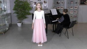 Черненок Анастасия. Младшая группа. Муз. С. Монюшко, сл. И. Захаревича "Золотая рыбка"