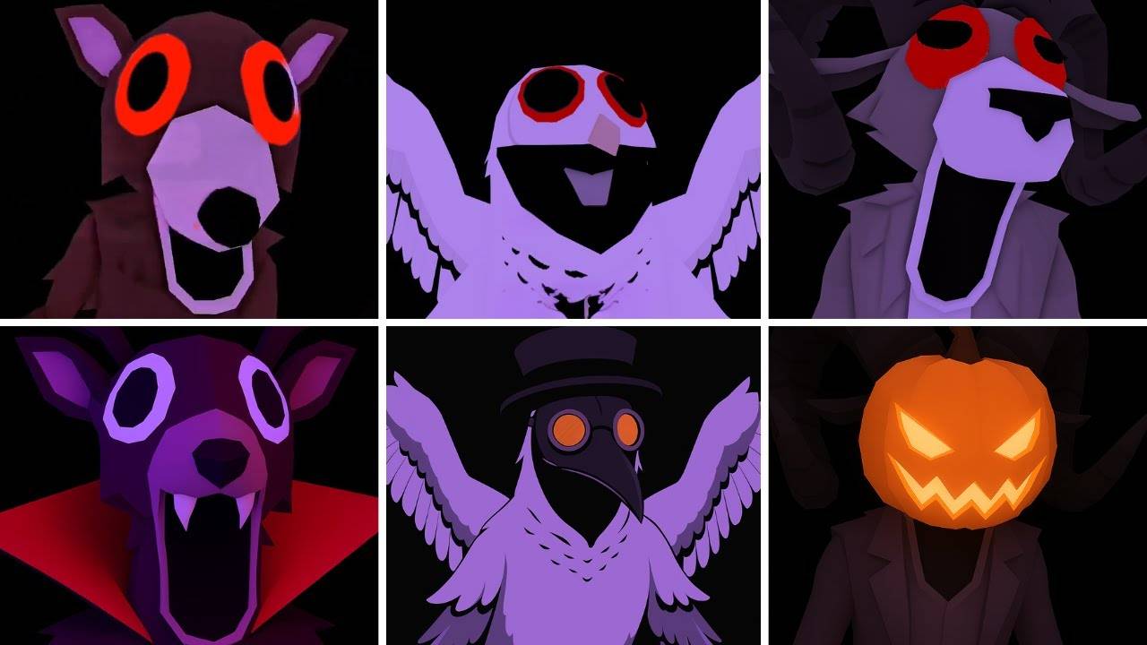 99 ночей в лесу - ОЛЕНЬ-ГУНН ПРОТИВ ОЛЕНЯ-ВАМПИРА, ОЛЕНЬ-СОВА, ОЛЕНЬ-РАМ / jumpscare-Roblox смотреть онлайн