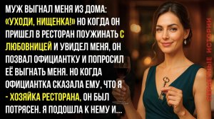 Муж выгнал меня со словами «Уходи, нищенка!» — а уже через пару месяцев я владела лучшим рестораном