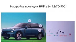 Как настроить проекцию  HUD в Lynk&CO 900