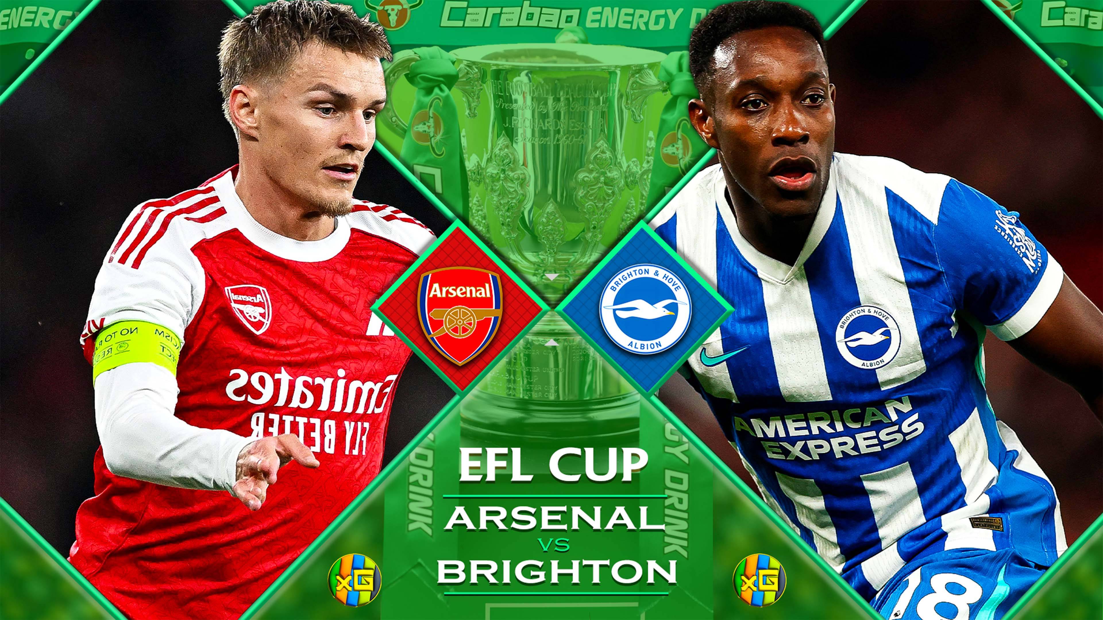 Арсенал - Брайтон | 29.10.2025 | Футбол | Кубок лиги | Прямая трансляция смотреть онлайн
