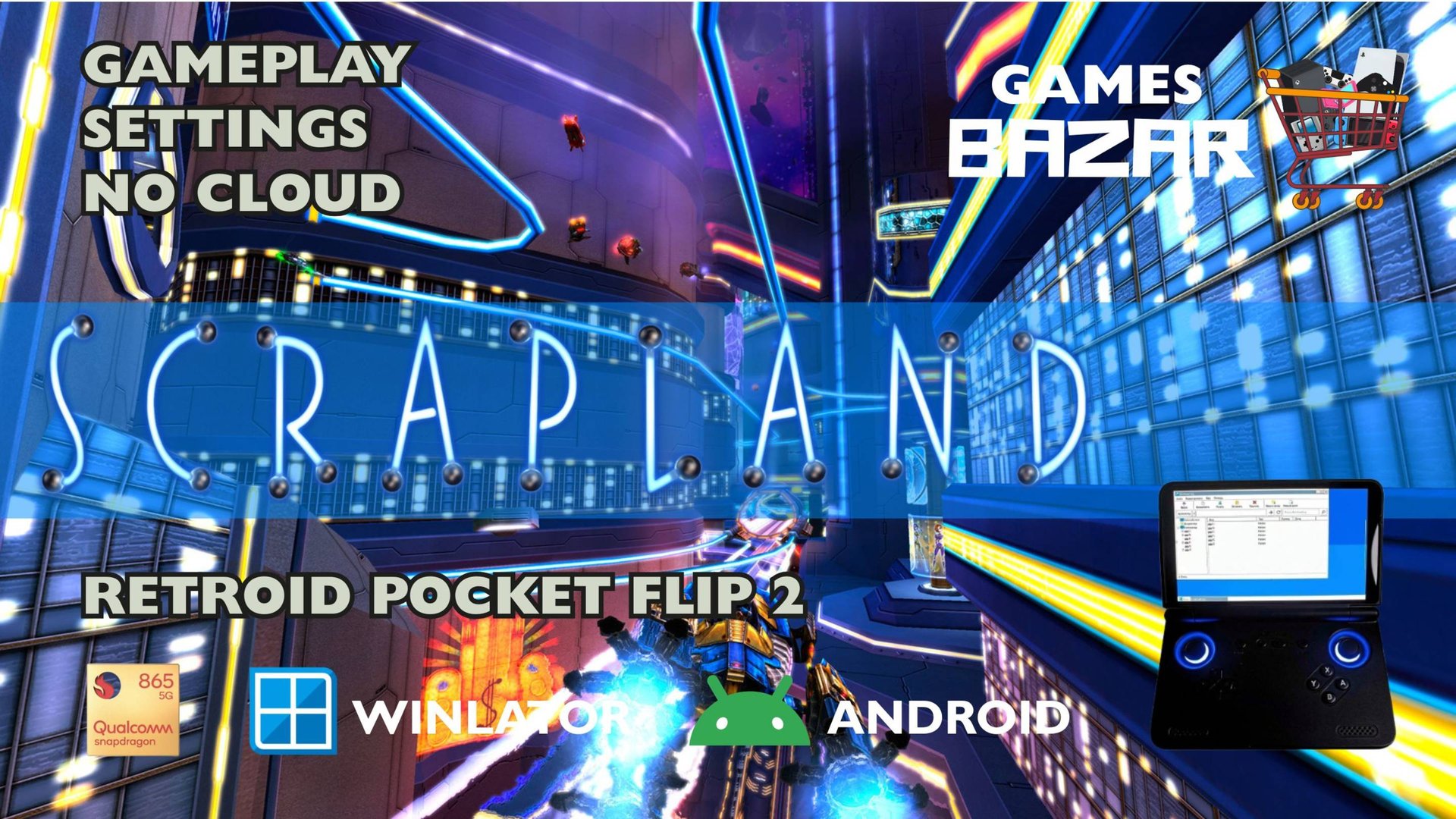 Scrapland Remastered на андроид настройки Winlator v10.1 Retroid pocket flip 2 #winlator #emulator смотреть онлайн