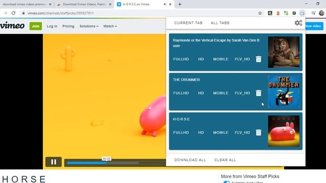 Как скачать видео с vimeo / How to download video at vimeo смотреть онлайн