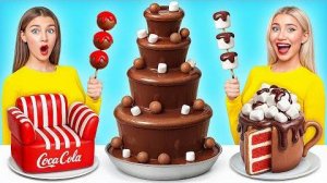 Шоколадный Фонтан Челлендж | Эпичная Битва с Едой c Candy DO