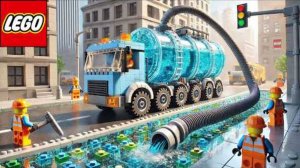 Дренажный Грузовик LEGO Выходит из Строя при повышении Уровня Воды!
