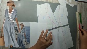 Моделирование. Супер-платье - непонятные подрезы. Выкройка № 1855.