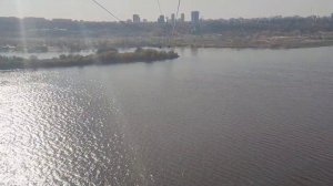 Поездка над Волгой на канатной дороге