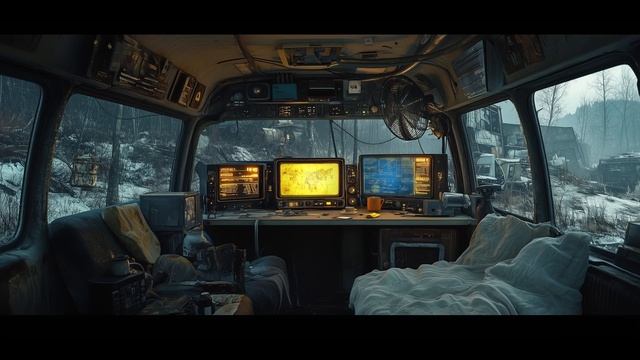 1h Loop. In the van while it snows. Solaris Ambient. Downtempo Lo-fi for Relax смотреть онлайн