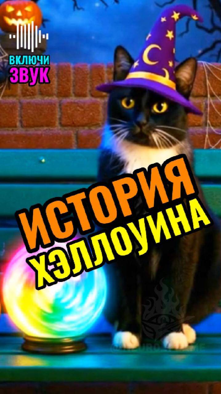 История Хэллоуина 🧟😸👻 #08 #кот #история #Хэллоуин