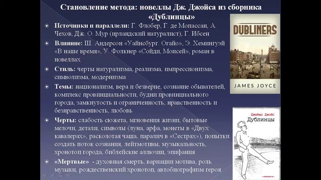 Лекция Новелла модернизма смотреть онлайн