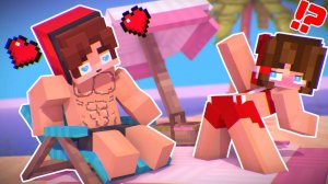 ПЕРВОЕ свидание сестры Джей Джей на ПЛЯЖЕ!？