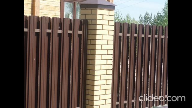 Забор из евроштакетника. Все для кровли и фасада г.Чебоксары.