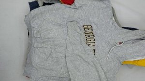 39708 Толстовки брендовые (~90% мужские), 4пак, Brand Mix Sweatshirt 1/2, секонд (1 кат) оптом