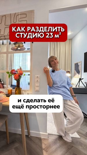 Кажется безумием делить 23 м²… Пока не увидишь результат!