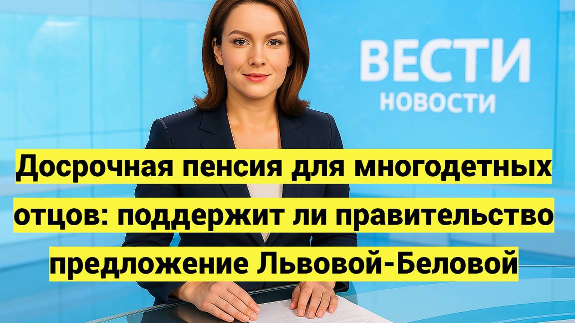 Досрочная пенсия для многодетных отцов: поддержит ли правительство предложение Львовой-Беловой смотреть онлайн