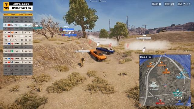 PUBG Global Series 10 - Групповой этап - День 3 - A vs С (англоязычный стрим) смотреть онлайн