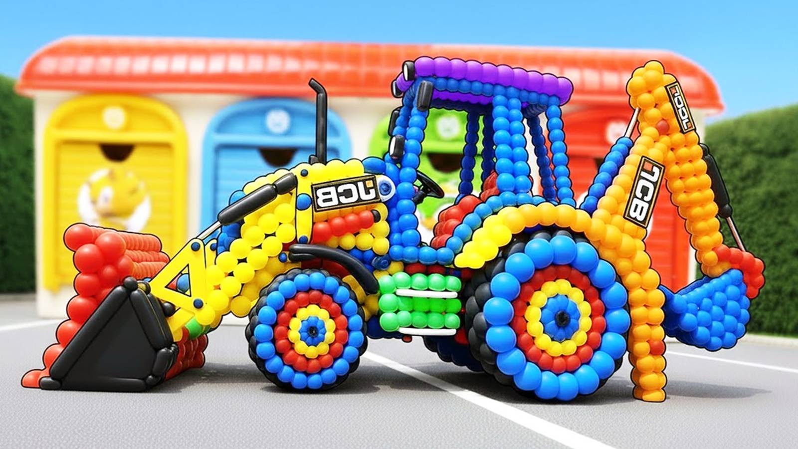 Мультики для детей. Воздушные шарики превращаются в транспорт и животных. Мультики для малышей смотреть онлайн