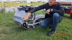 Самый доступный мотобуксировщик для,серьёзных задач! ЮКОН -380