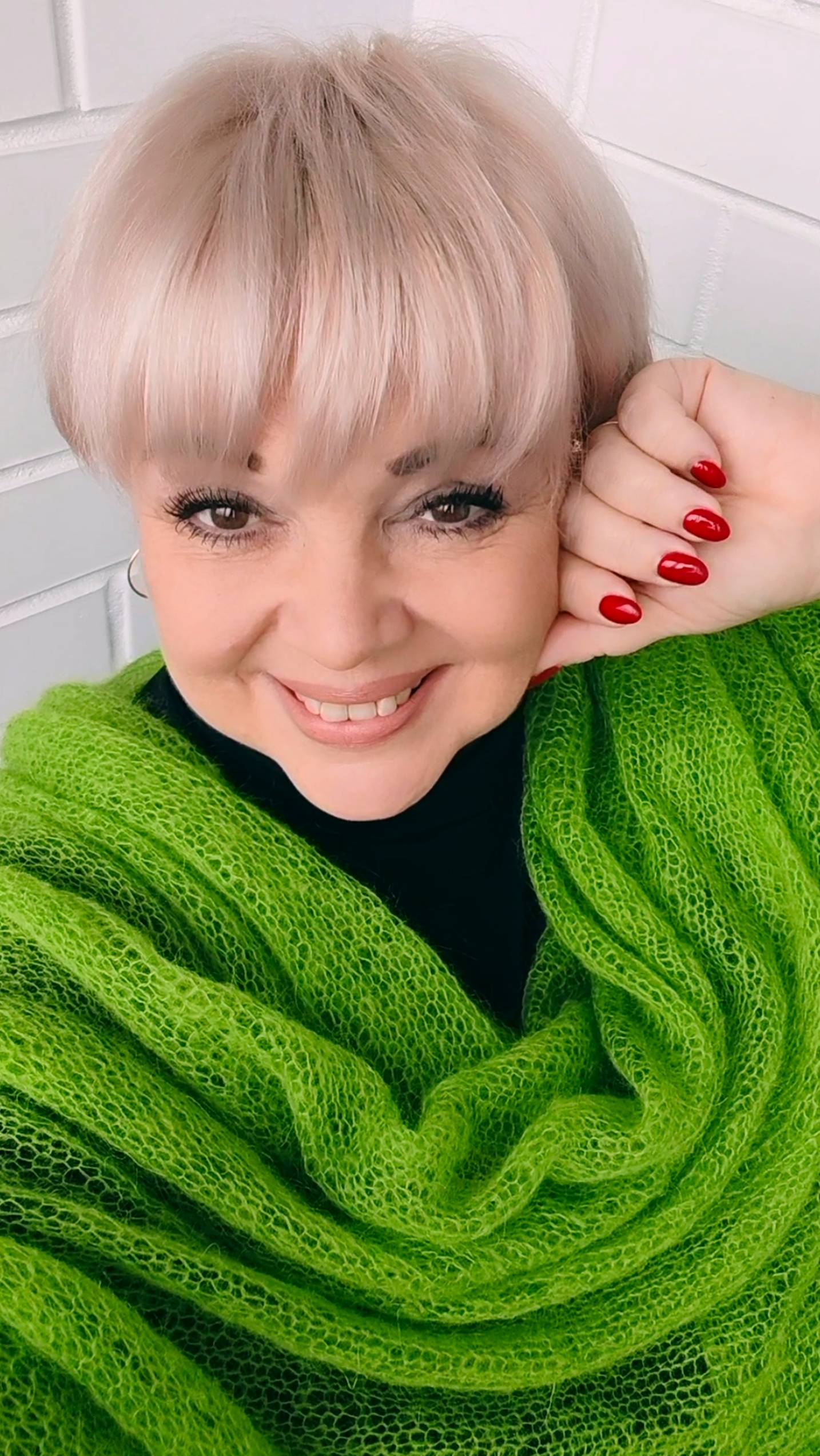 Палантин ЧАРУЮЩАЯ ЗЕЛЕНЬ 🧶 смотреть онлайн