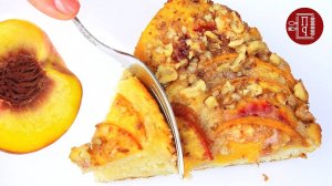 Нежное Тесто, Сочная Начинка и Хрустящая Корочка! Потрясающий Пирог с Персиками!