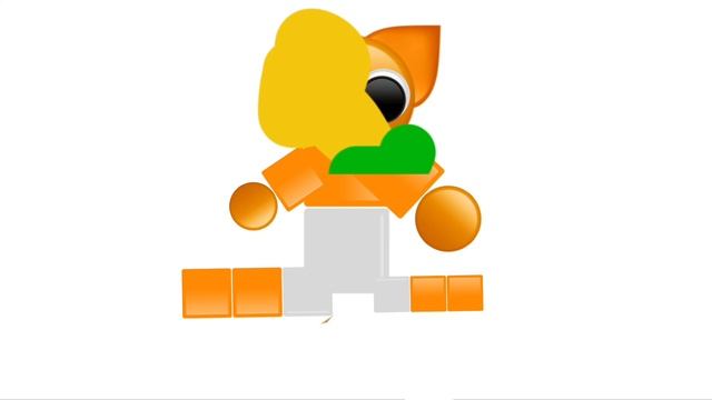 Orange Baby Emoji Cat