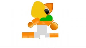 Orange baby emoji cat