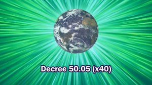 Decree 50.05 (x40) “BELOVED CYCLOPEA BEHOLDER OF PERFECTION”