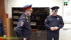 Аслан Ирасханов с проверкой посетил отдел полиции Висаитовского района Грозного