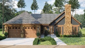 Идеальный семейный коттедж 13x13 м! 💖 Каменный дом с гаражом и 3 спальнями