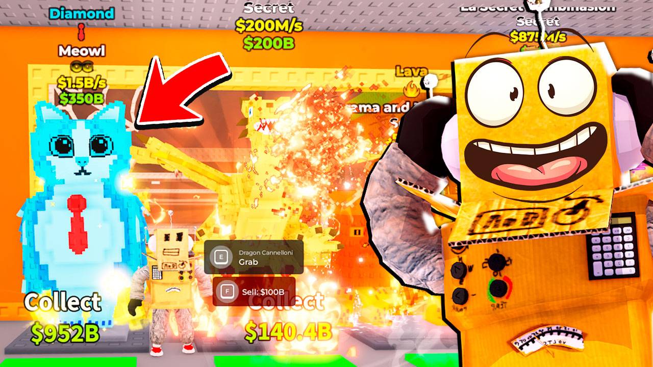 Я УКРАЛ АЛМАЗНОГО MEOWL 😱 САМЫЙ РЕДКИЙ OG БРЕЙНРОТ В МИРЕ! ROBLOX Steal a Brainrot смотреть онлайн