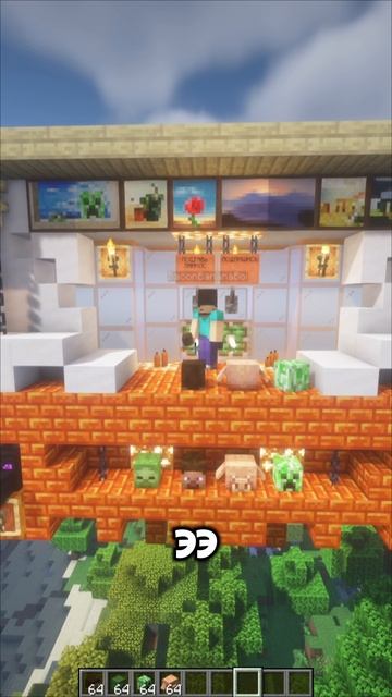 УГАДАЙ ГОЛОВУ В МАЙНКРАФТ #shorts #minecraft #майнкрафт