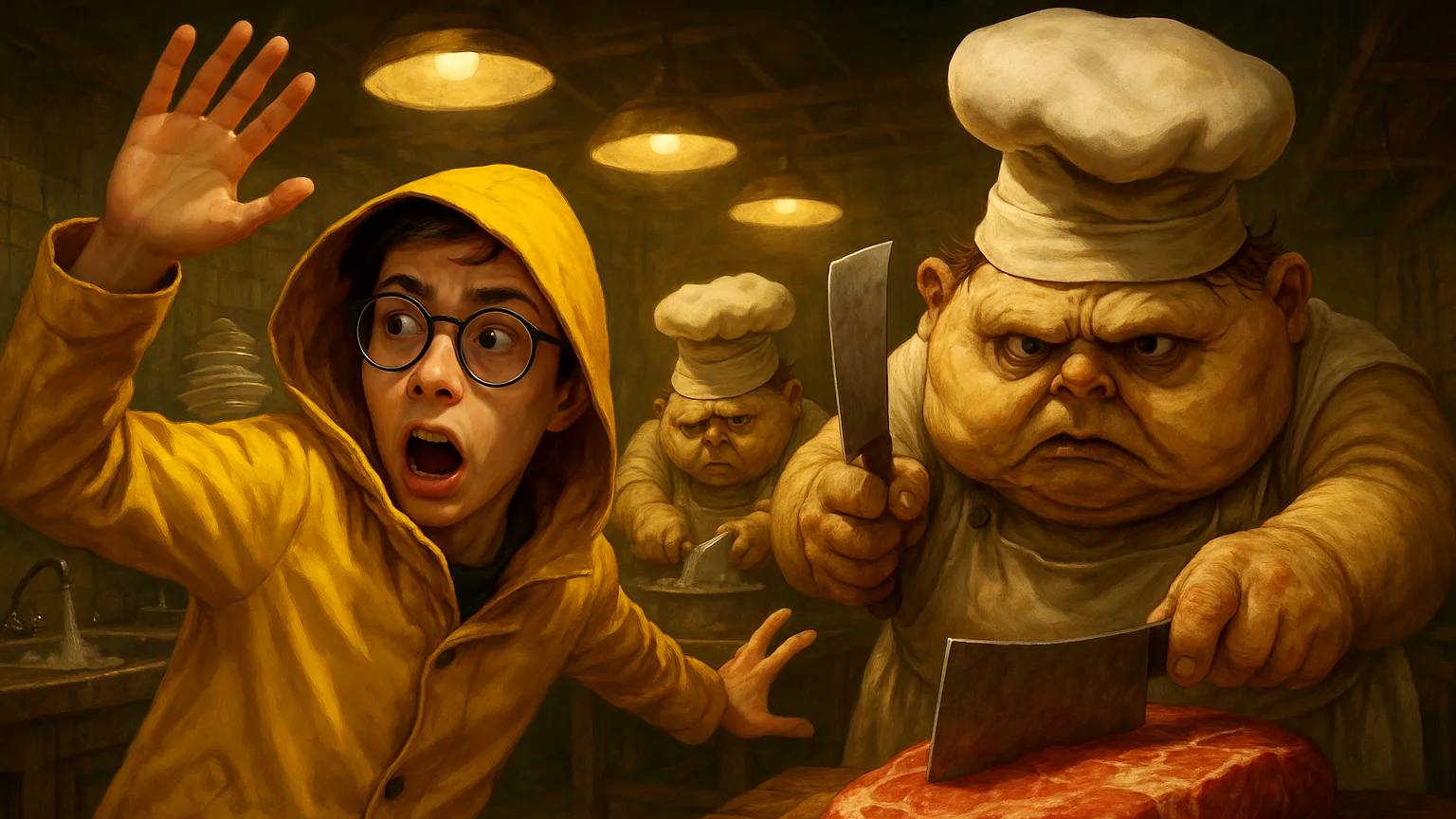 ЭТИ ПОВАРА ХОТЯТ МЕНЯ ПРИГОТОВИТЬ!