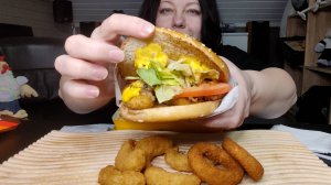 Мукбанг Бургер Кинг Ангус с лисичками, Чикен Жульен, Роял фри с лисичками и Незамерзайка!