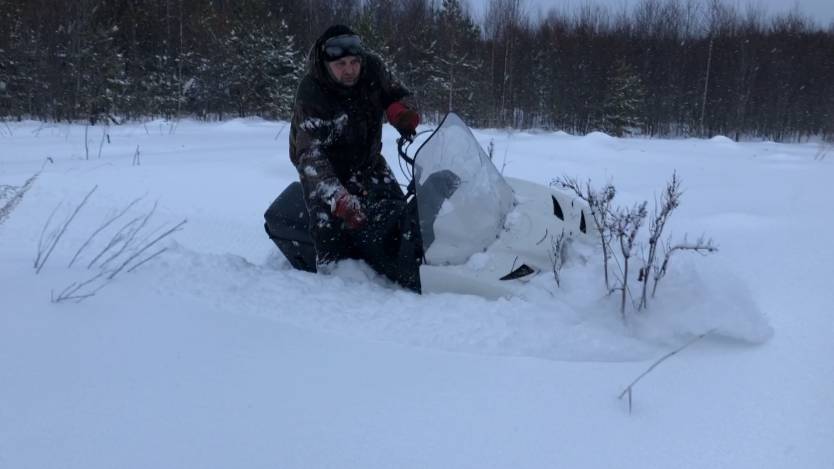 Снегоход буран с двс от ваз 2109. смотреть онлайн