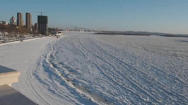 Хабаровск, Амурский утес - смотровая площадка. смотреть онлайн