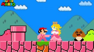 💓Розовые приключения Марио с принцессой Пич!