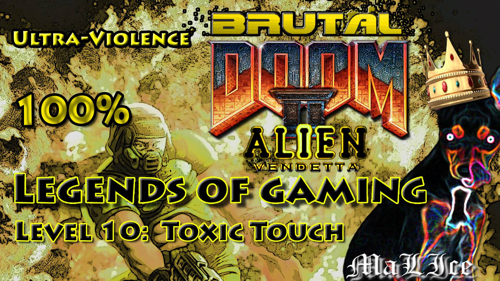 Brutal Doom Alien Vendetta - Level 10: Toxic Touch