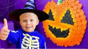 Оливер и Мама Готовятся к Хэллоуину Весёлый Челлендж