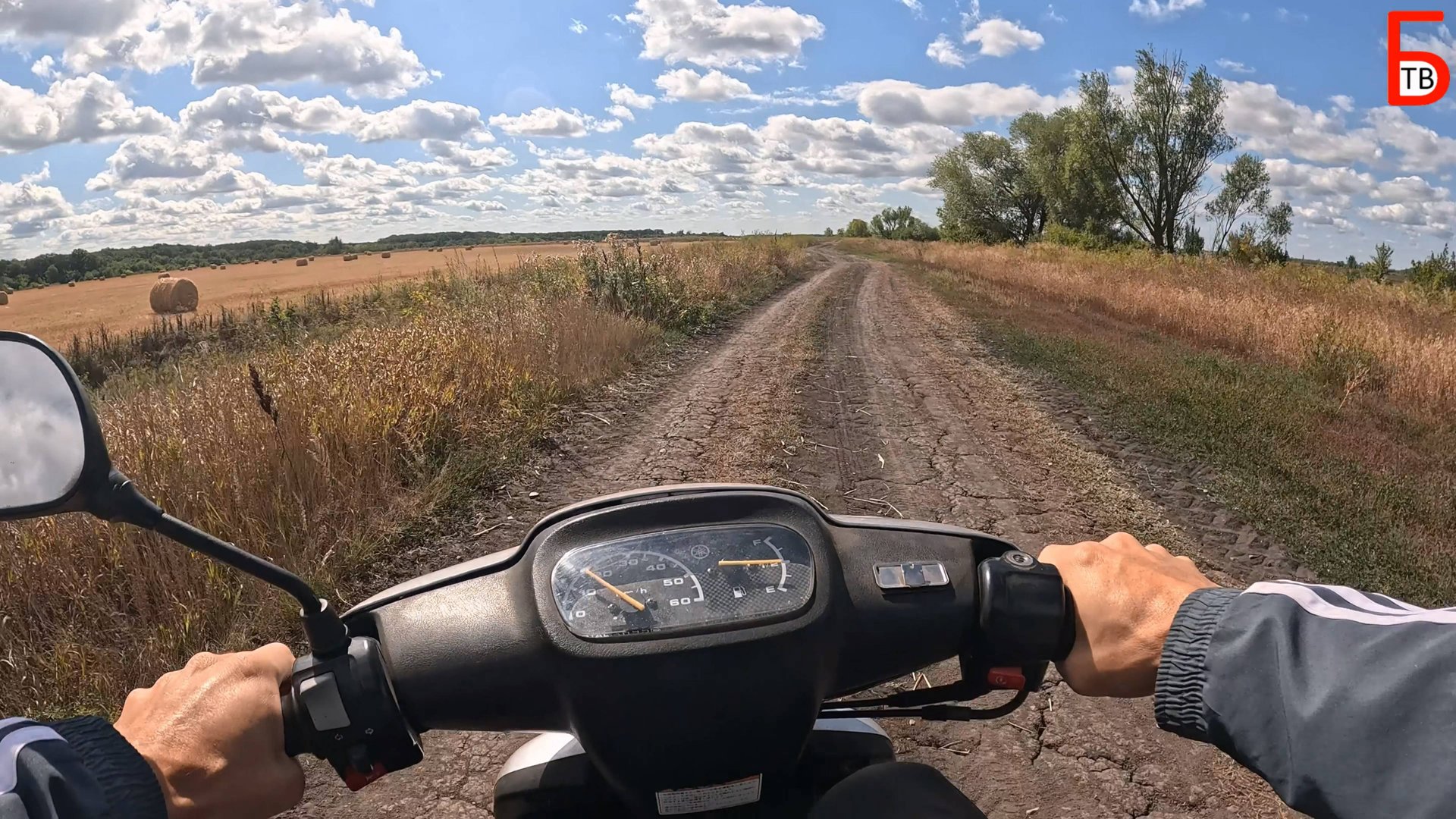 Поездка на скутере Yamaha Aprio Jog на Лагерь, родник и Краишевскую гору