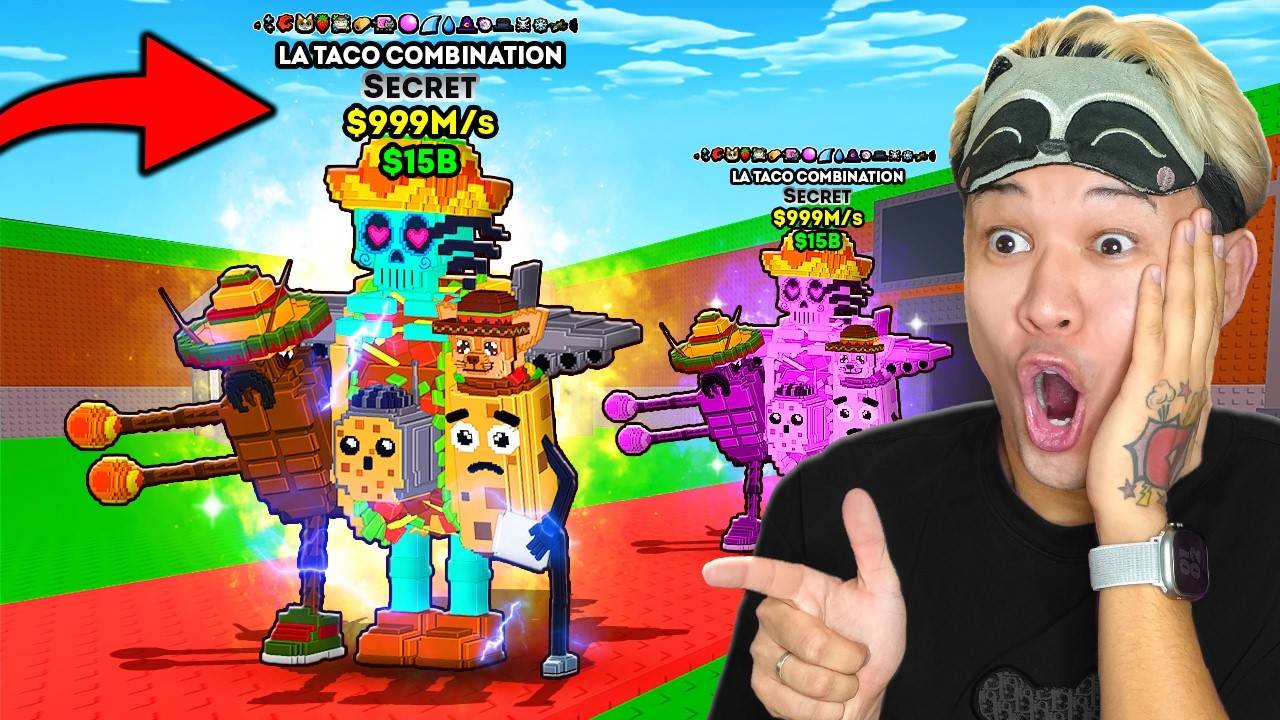 РЕКОРД😱Я ПОЛУЧИЛ ВСЕ МУТАЦИИ на LA TACO COMBINASION + ПОЛУЧИЛ 99х АДМИН УДАЧУ в Steal a Brainrot! смотреть онлайн