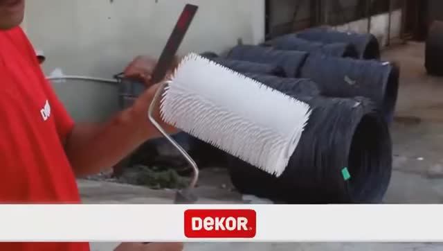 Валик игольчатый для наливных полов DEKOR смотреть онлайн