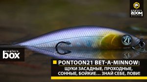 Pontoon21 Bet-A-Minnow: щуки засадные, проходные, сонные, бойкие… знай себе, лови! Anglers Box