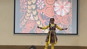 2025 видео Узбекский танец. исполняет Якубова