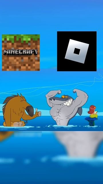 Which game is better? | Roblox vs Minecraft #shorts #roblox #minecraft смотреть онлайн