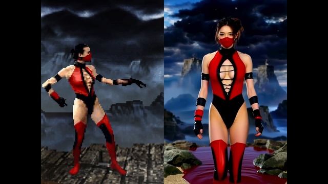 Mortal Kombat (Ремейк): Такеда, Скарлет и Ночной Волк смотреть онлайн