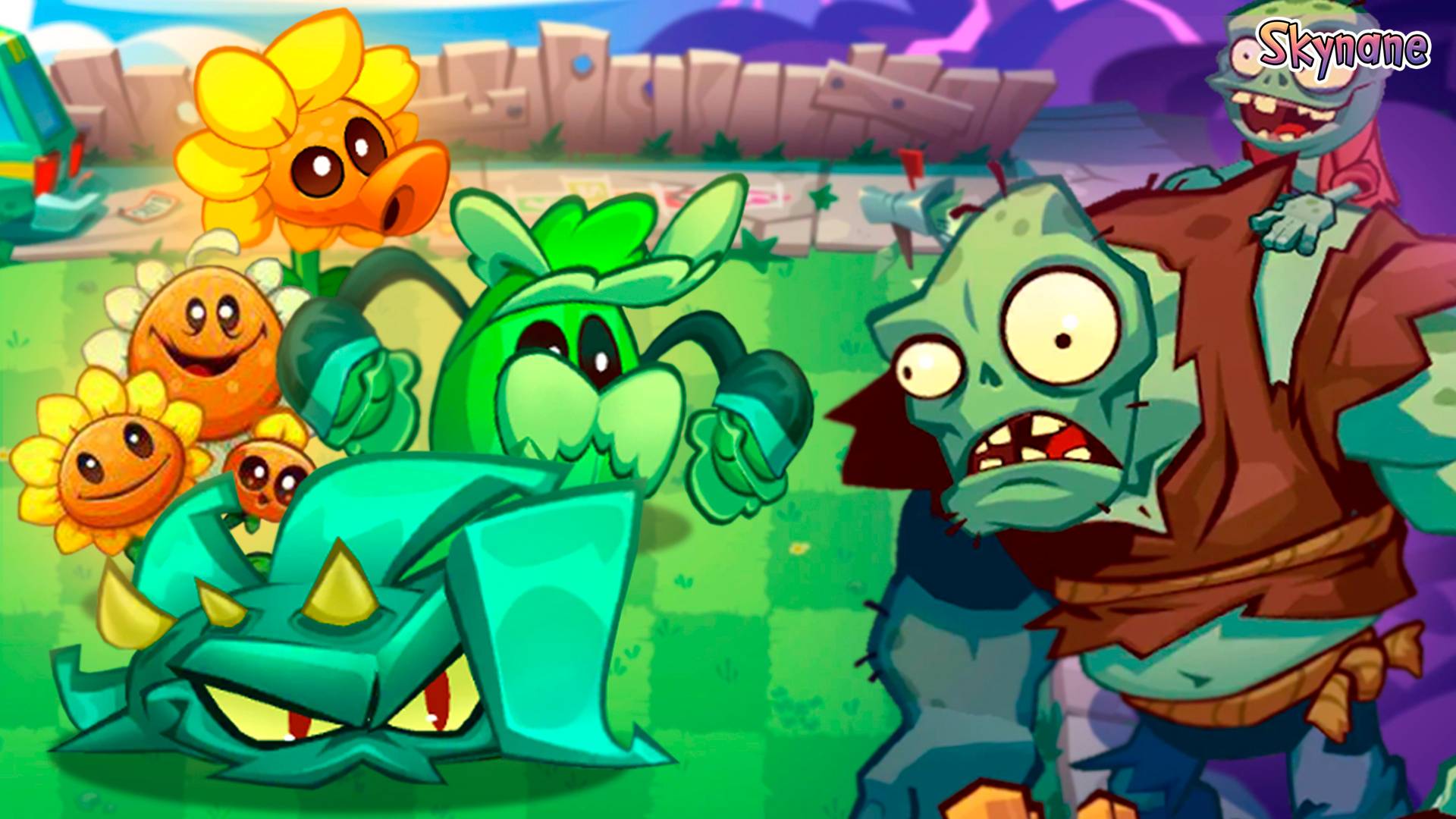 ГИБРИДЫ ТЕПЕРЬ В 3 ЧАСТИ ПВЗ | Plants vs Zombies 3: Evolved [1] смотреть онлайн